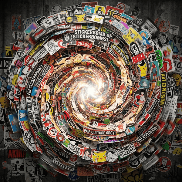 STICKERBOMB